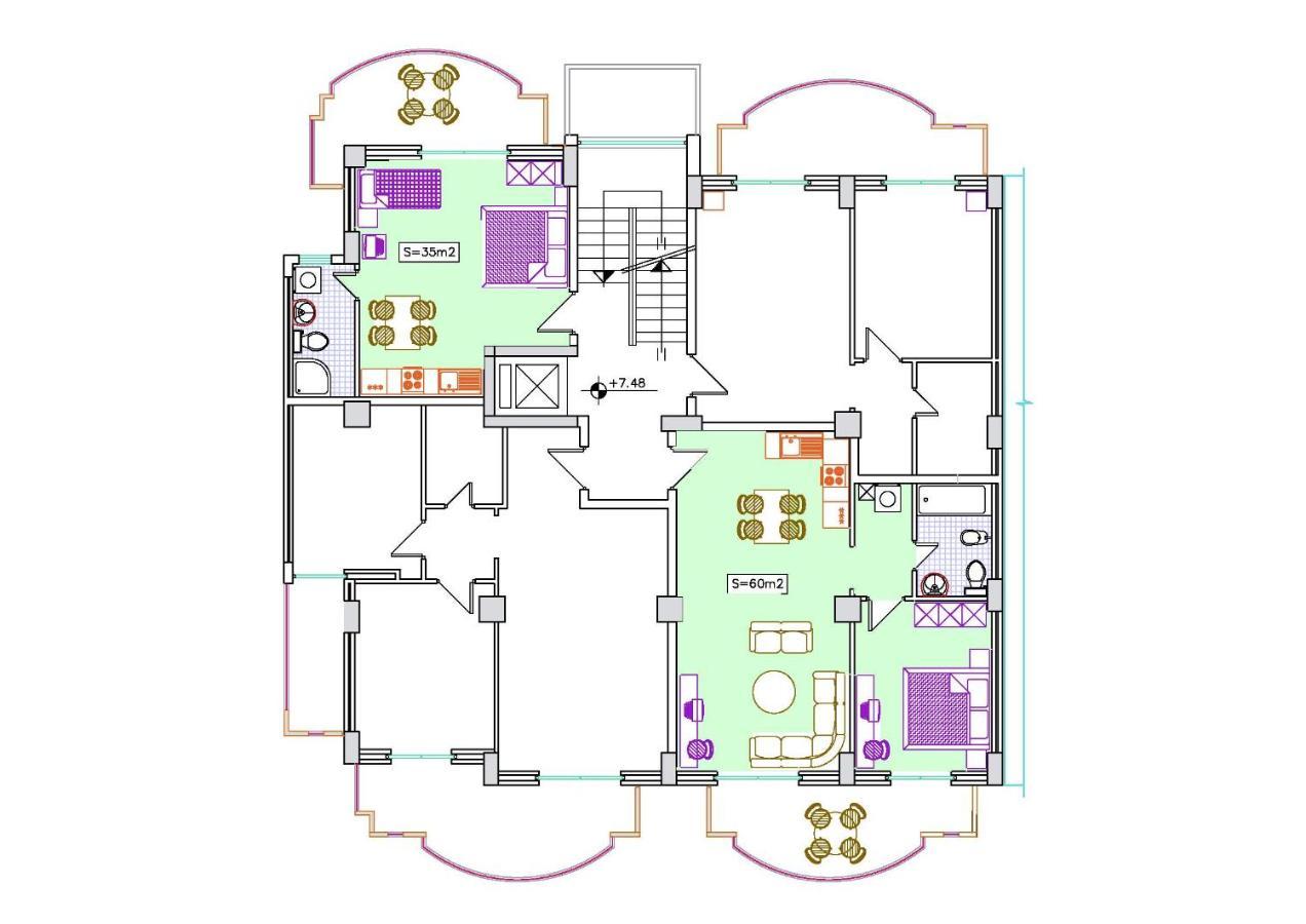Apartment Urania_1 Sarandë Buitenkant foto